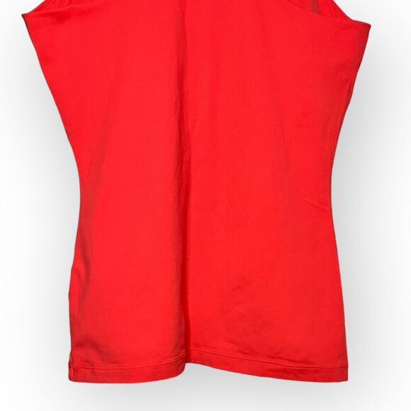 PrAna Women's Sabin Chakara Orange Racerback Tank Top with Built-in Bra Size S - Picture 7 of 11